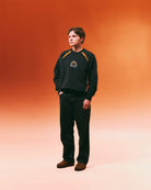 ART OF x Wolves Black & Orange Panelled Sweat | WWFC Football Merch