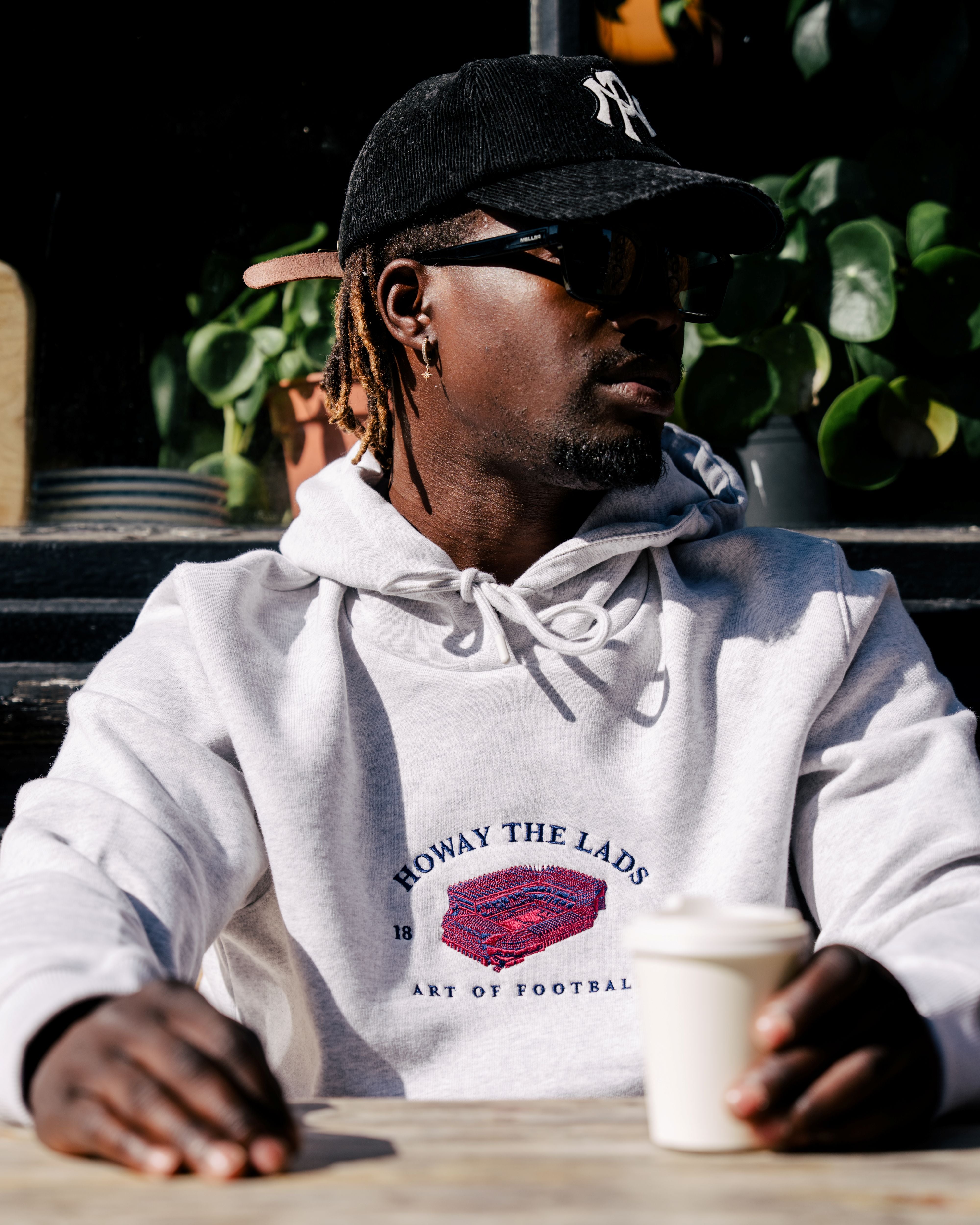 ART OF Toon Stadium Hoodie | NUFC Embroidered Football Sweat