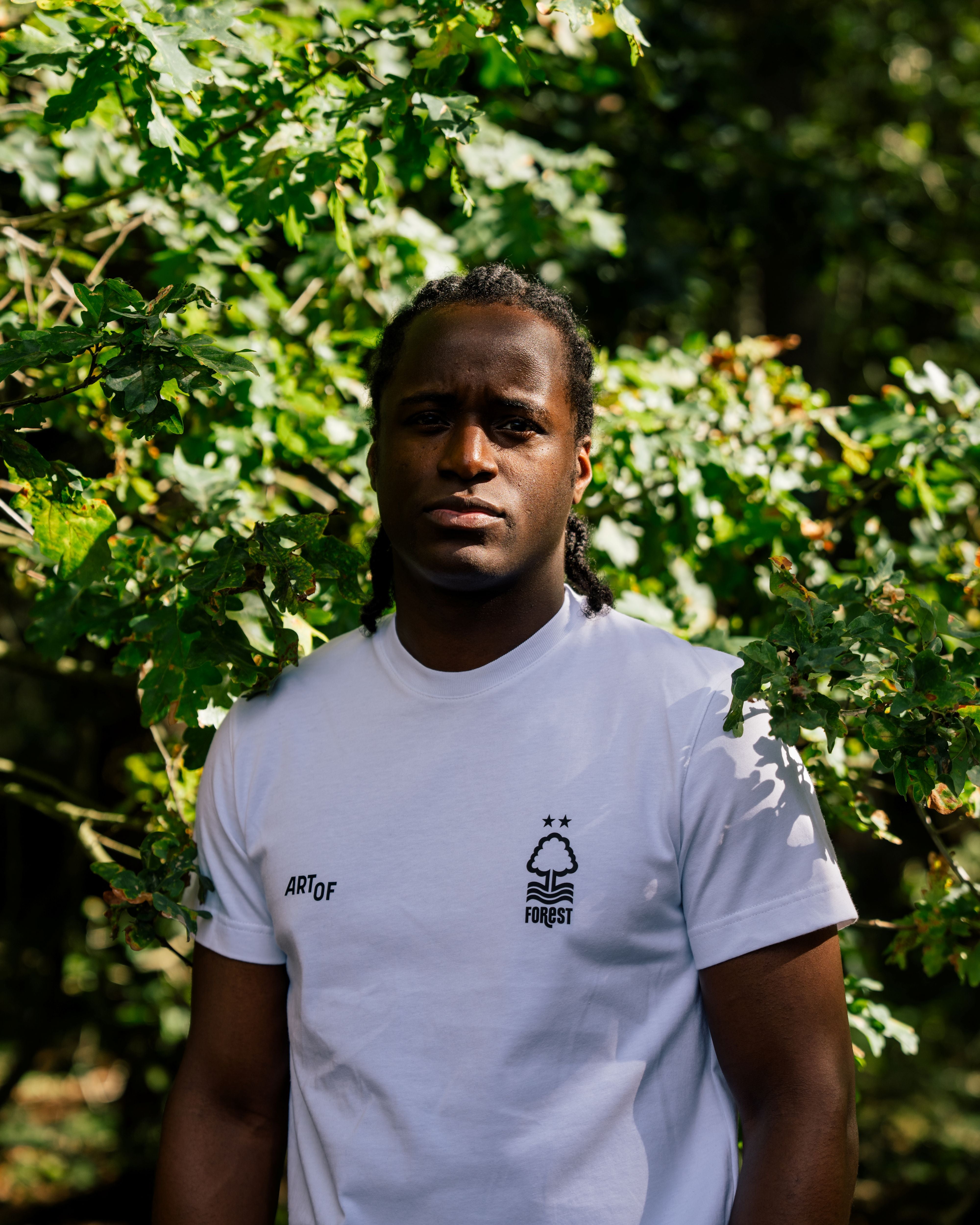 ART OF x Forest Heritage Tee | NFFC White Graphic Football T-shirt
