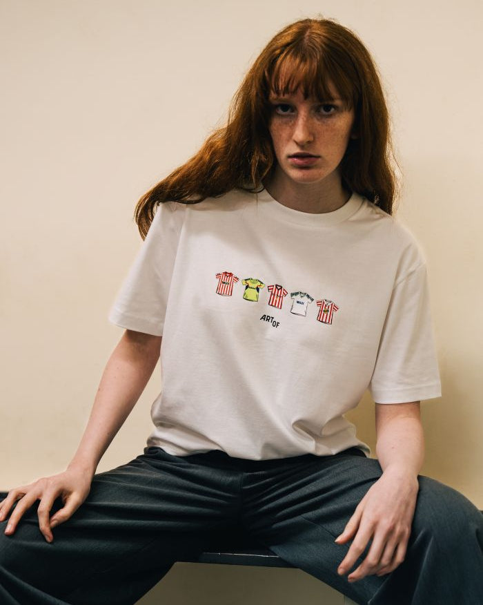 ART OF Sunderland Classics Tee |  SAFC White Graphic Football T-shirt