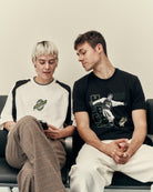 ART OF x Hibernian Sauzee Tee | Hibs Black Graphic Football T-shirt