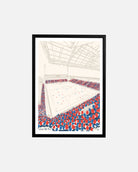 ART OF x Crystal Palace 12th Man Framed Football Print | CPFC Wall Art