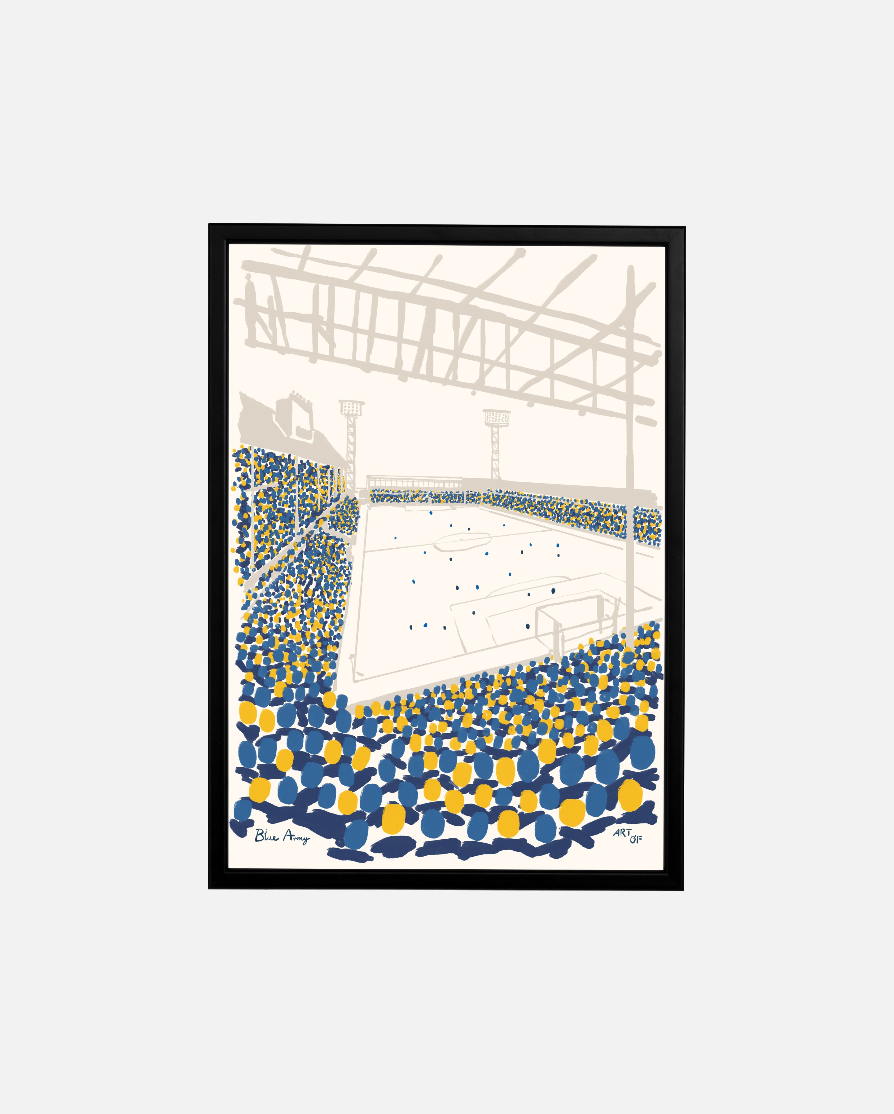 ART OF x Leicester City 12th Man Framed Print | LCFC Football Wall Art