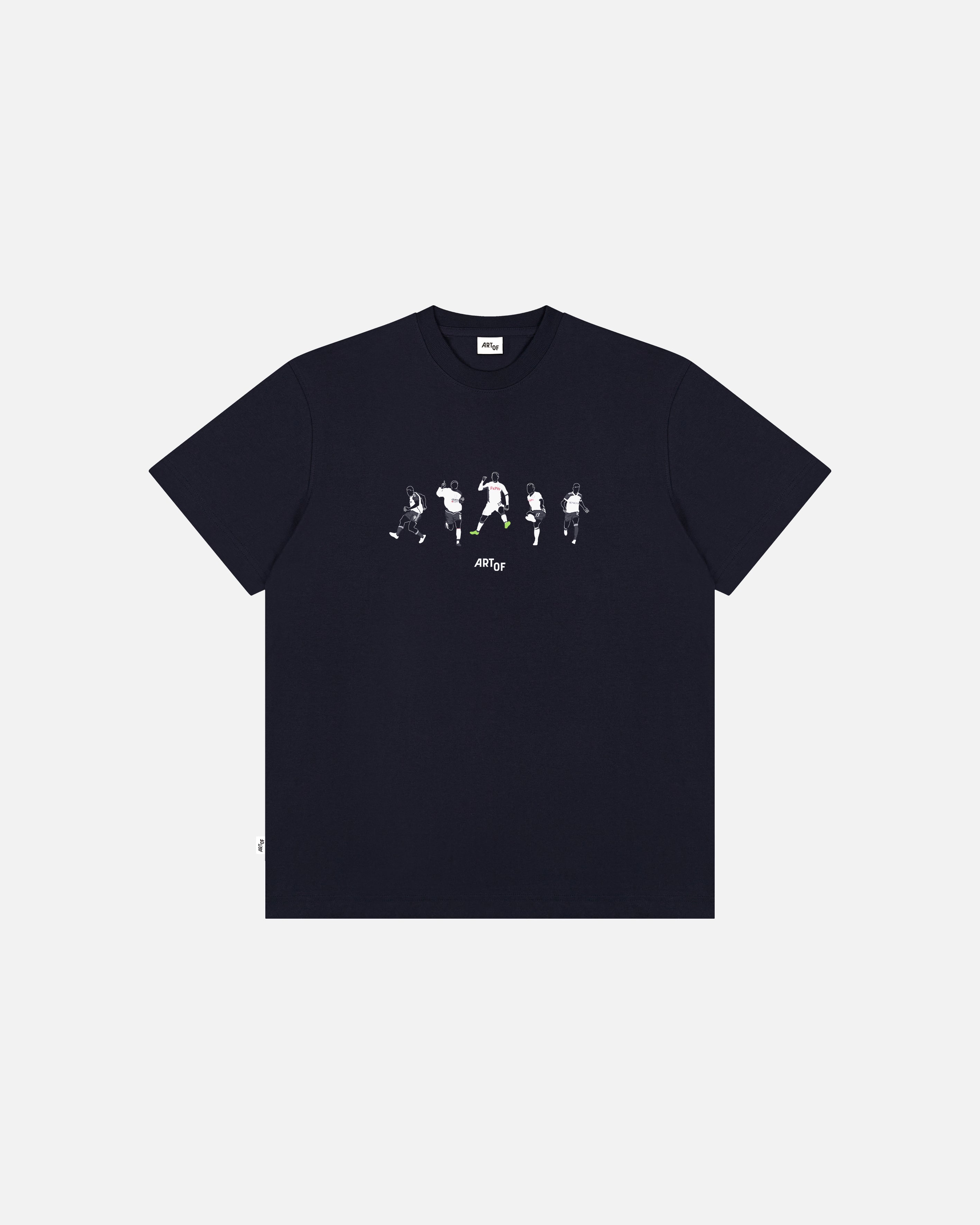 ART OF x Fulham Icons Tee | AOF x FFC Black Graphic Football T-shirt