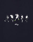ART OF x Fulham Icons Tee | AOF x FFC Black Graphic Football T-shirt