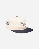 ART OF x Leeds United Two Tone Cap | LUFC White & Navy Football Hat