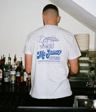 ART OF McSauce Pizza Co Tee | White Graphic Football T-shirt
