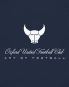 ART OF x Oxford Heritage Hoodie | OUFC Navy Printed Football Sweat