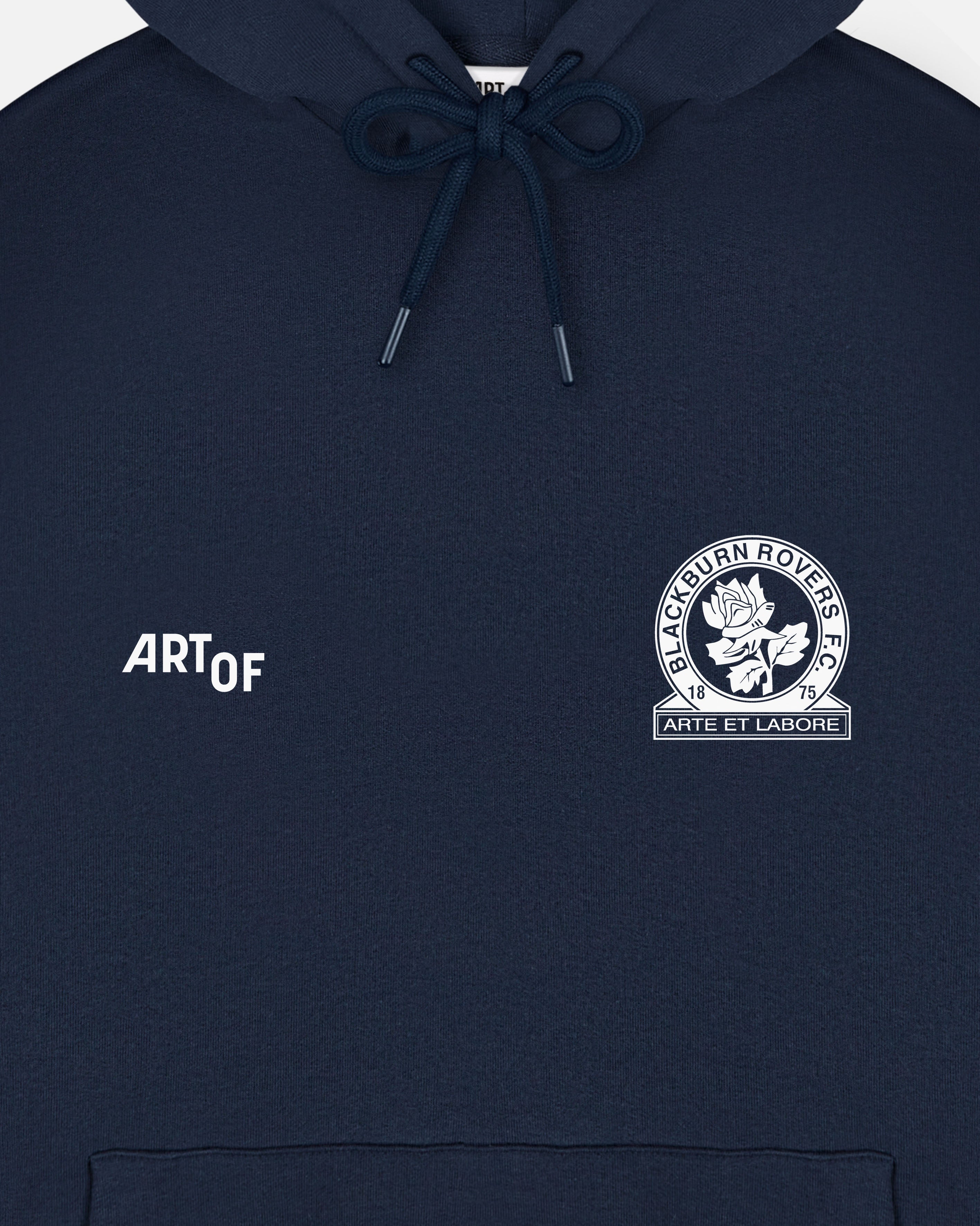 ART OF x Blackburn Heritage Hoodie | BRFC Navy Printed Football Sweat