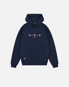 ART OF x QPR Embroidered Classics Navy Hoodie | Football Sweat
