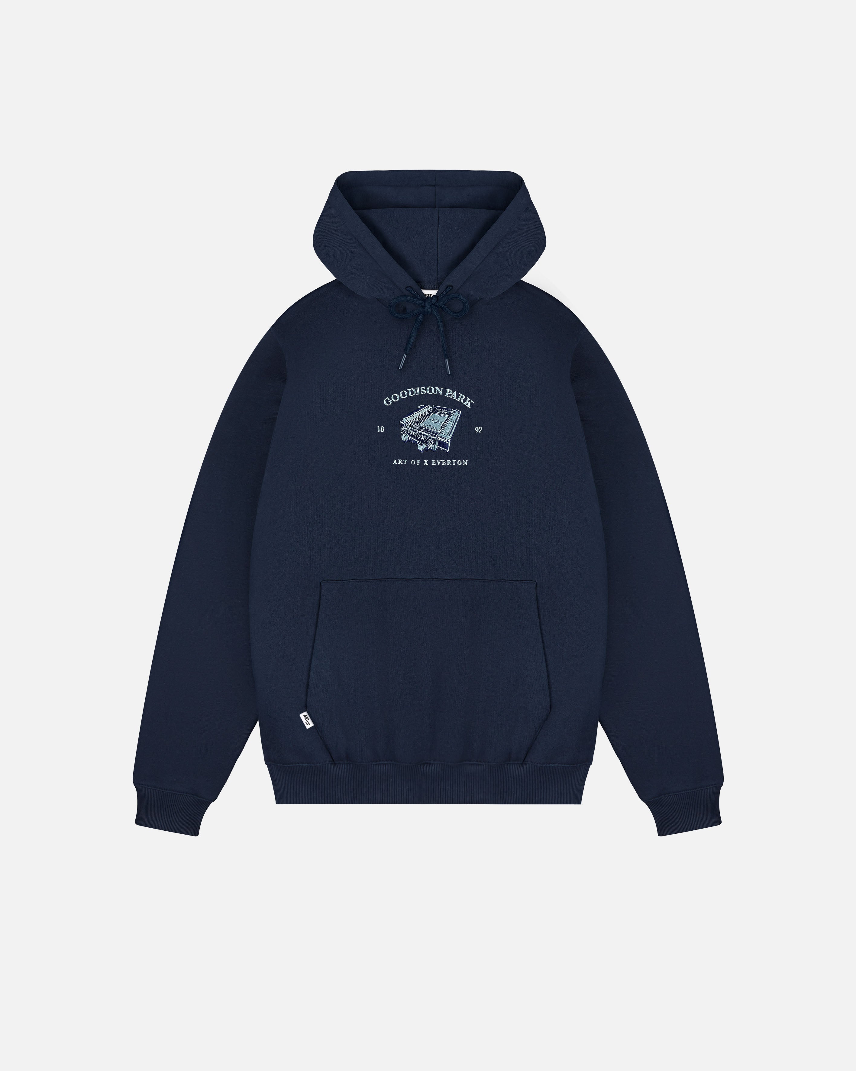 ART OF x Everton Stadium Hoodie | Navy Embroidered Football Sweat