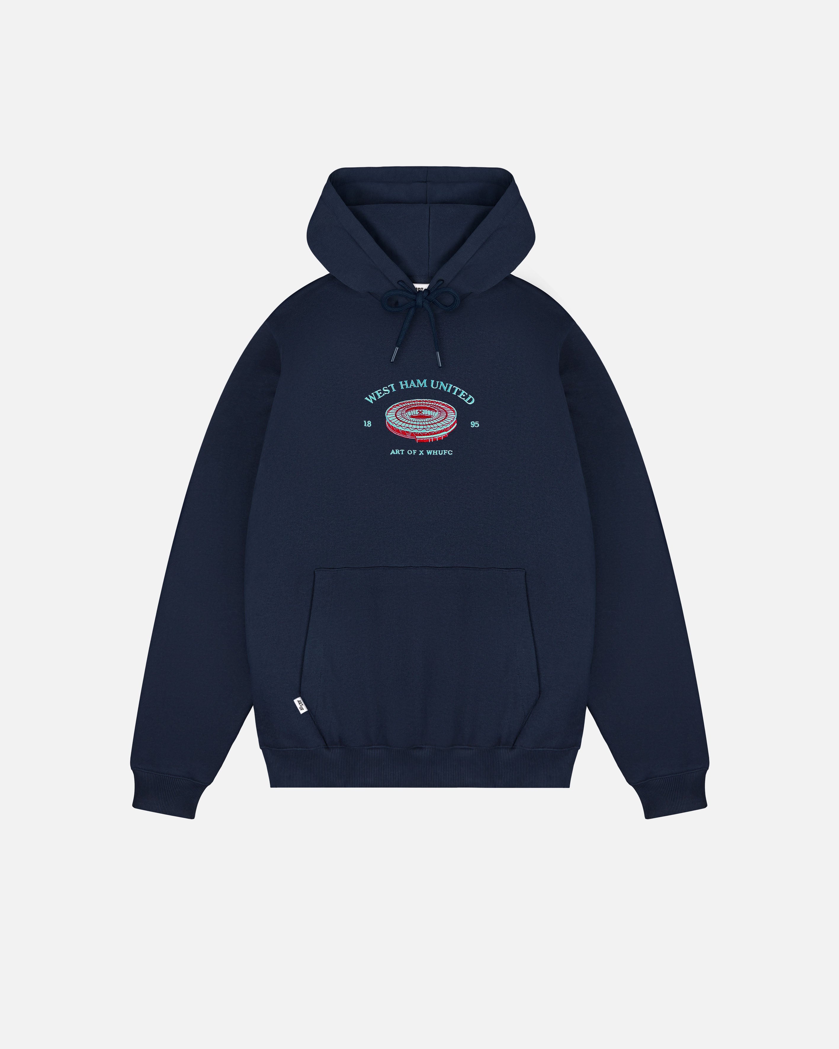 ART OF x West Ham Stadium Hoodie | Navy Embroidered Football Sweat