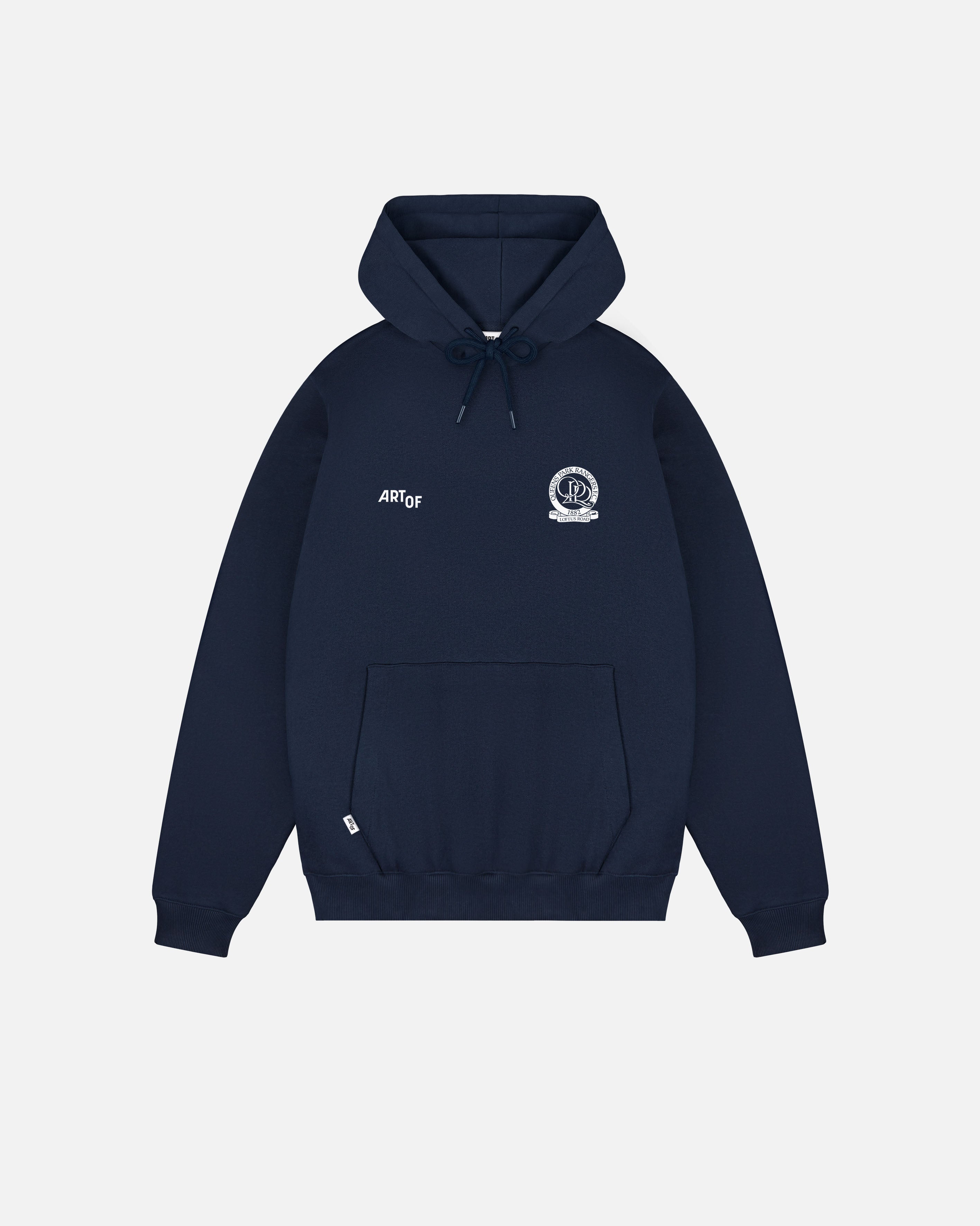 ART OF x QPR Heritage Hoodie | Navy Graphic Printed Football Sweat