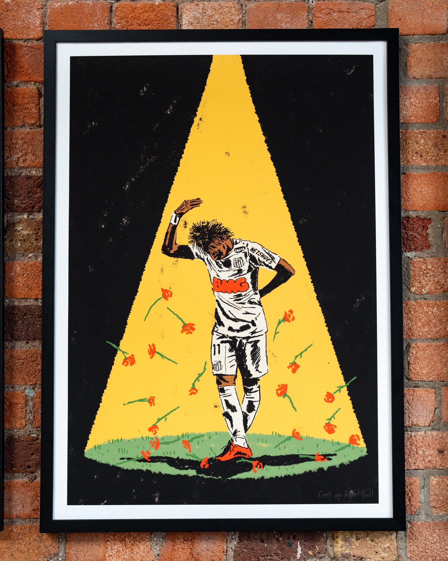 ART OF Last Dance Framed Print | Brazil Football Wall Art
