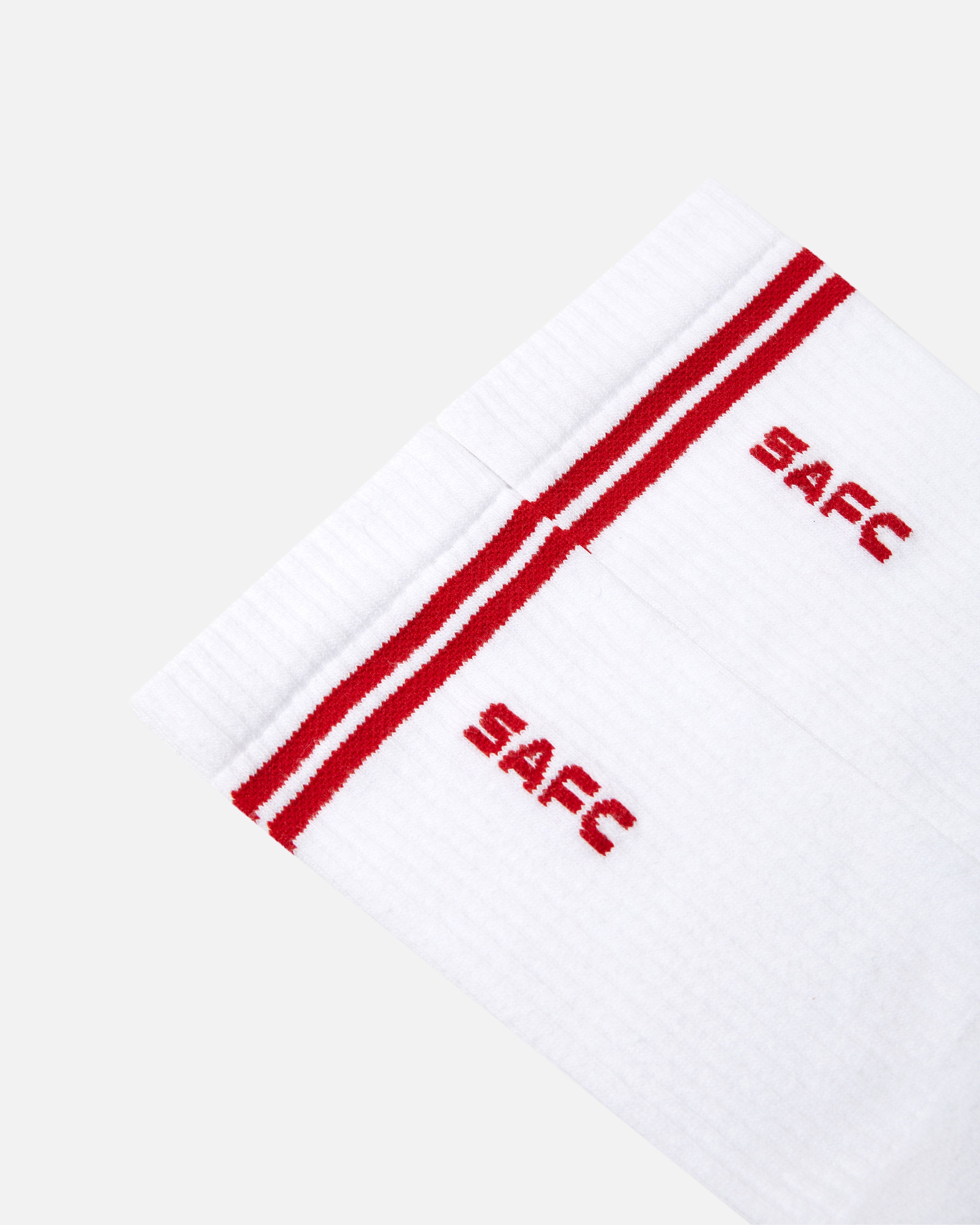 ART OF x Sunderland Stripe Socks | SAFC White Football Accessories