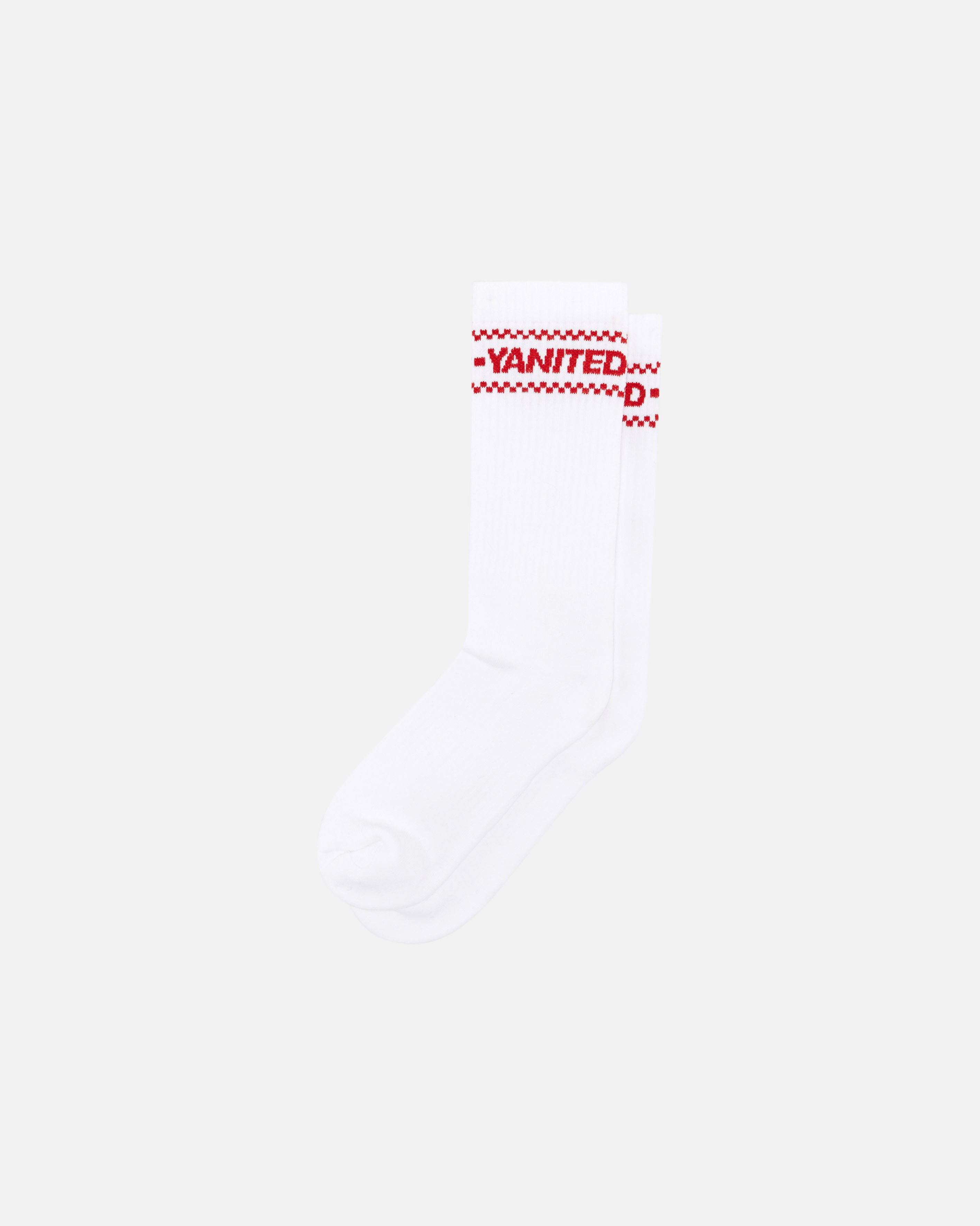 ART OF United Scarf Socks | MUFC White Knitted Football Accessories