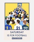 ART OF x Leeds United Saturday Is For Football Framed Print | LUFC Art