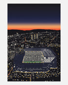 ART OF Toon Under The Lights Framed Print | NUFC Football Wall Art