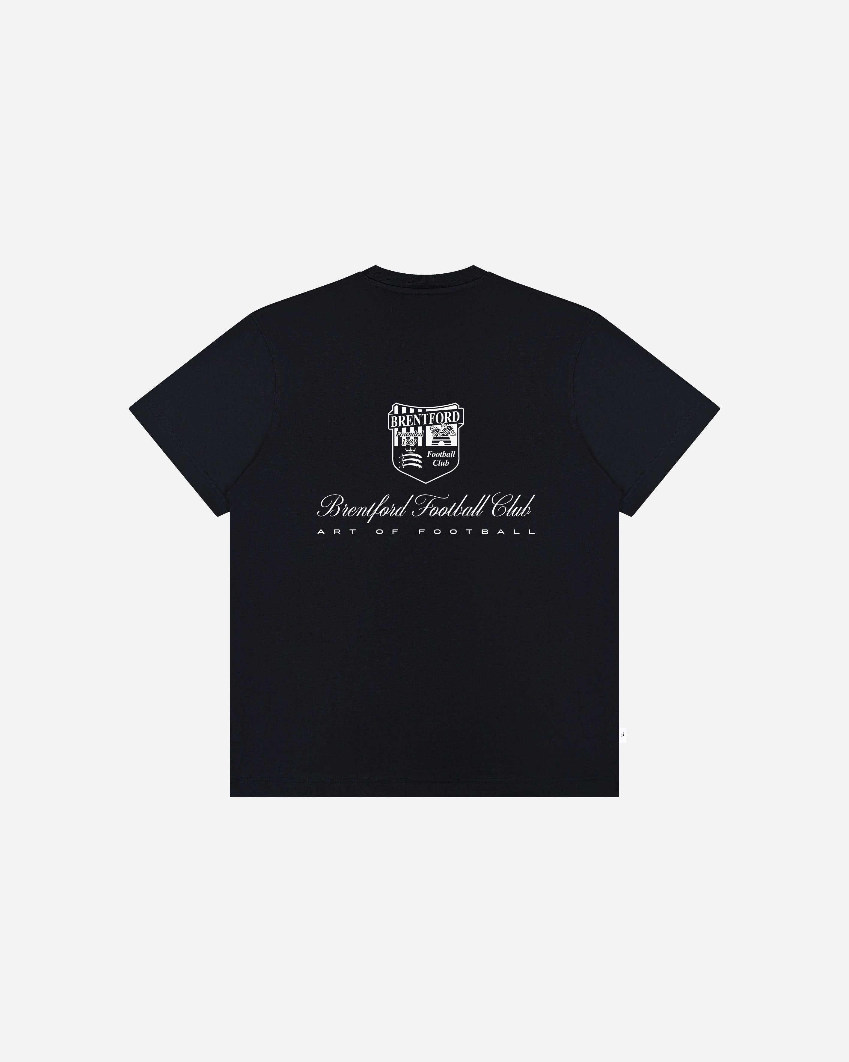 ART OF x Brentford Heritage Tee | BFC Black Graphic Football T-shirt