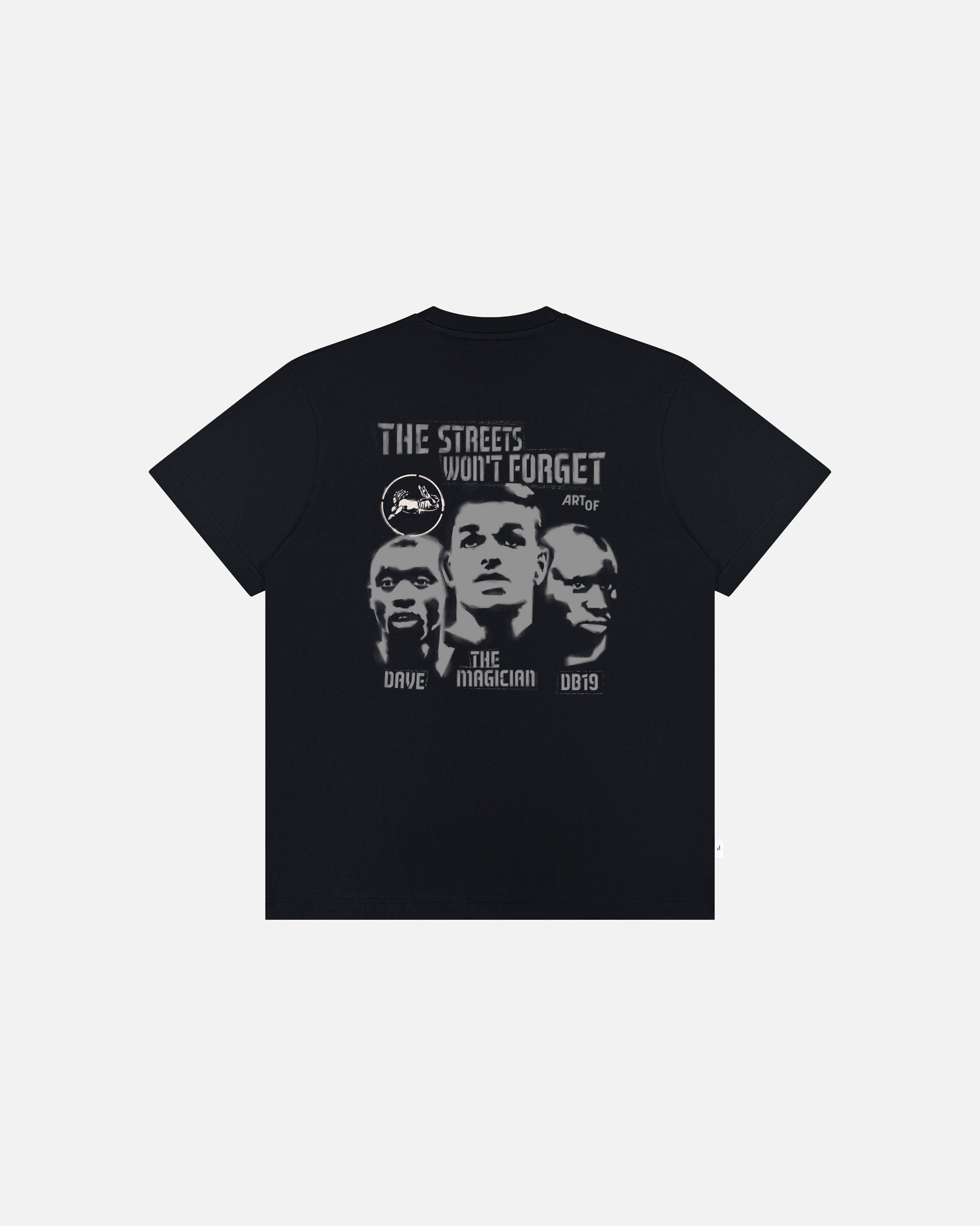 ART OF Toon The Streets Won't Forget Tee | NUFC Black Football T-shirt
