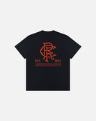 ART OF x Rangers 1872 Tee | RFC Black Graphic Football T-shirt