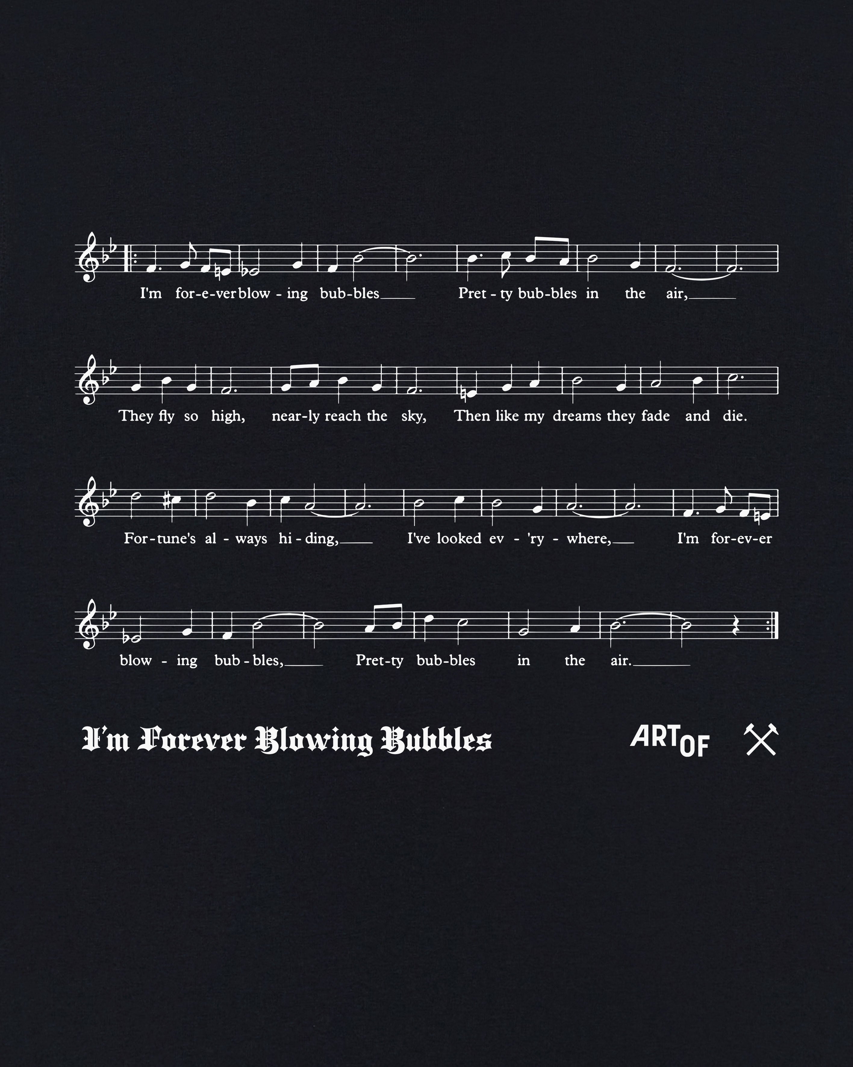 ART OF x West Ham Forever Blowing Bubbles Tee | WHUFC Football T-shirt