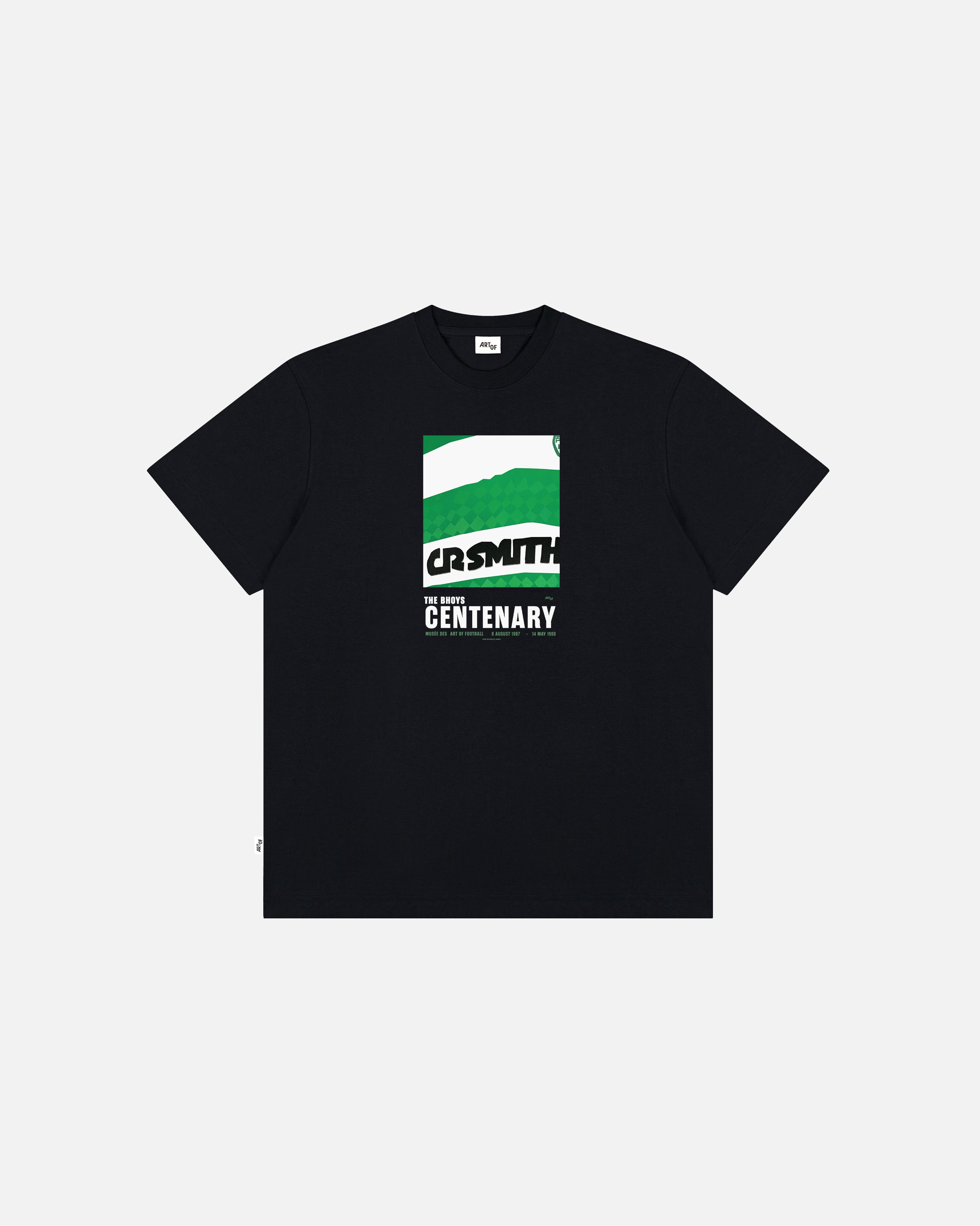 ART OF The Bhoys Centenary Tee | Celtic Black Graphic Football T-shirt