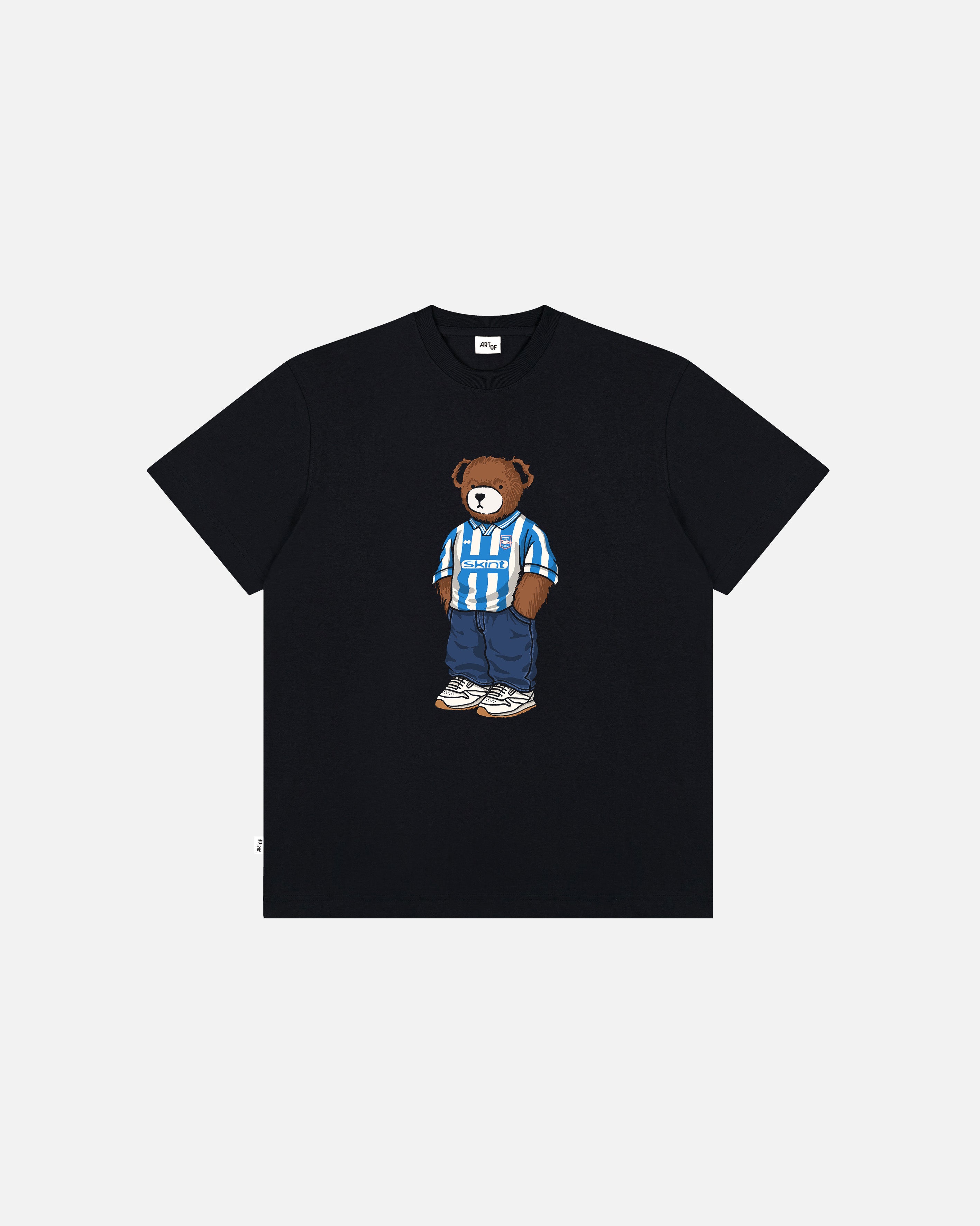 ART OF x Brighton Home Pickles | BHAFC Black Graphic Football T-shirt