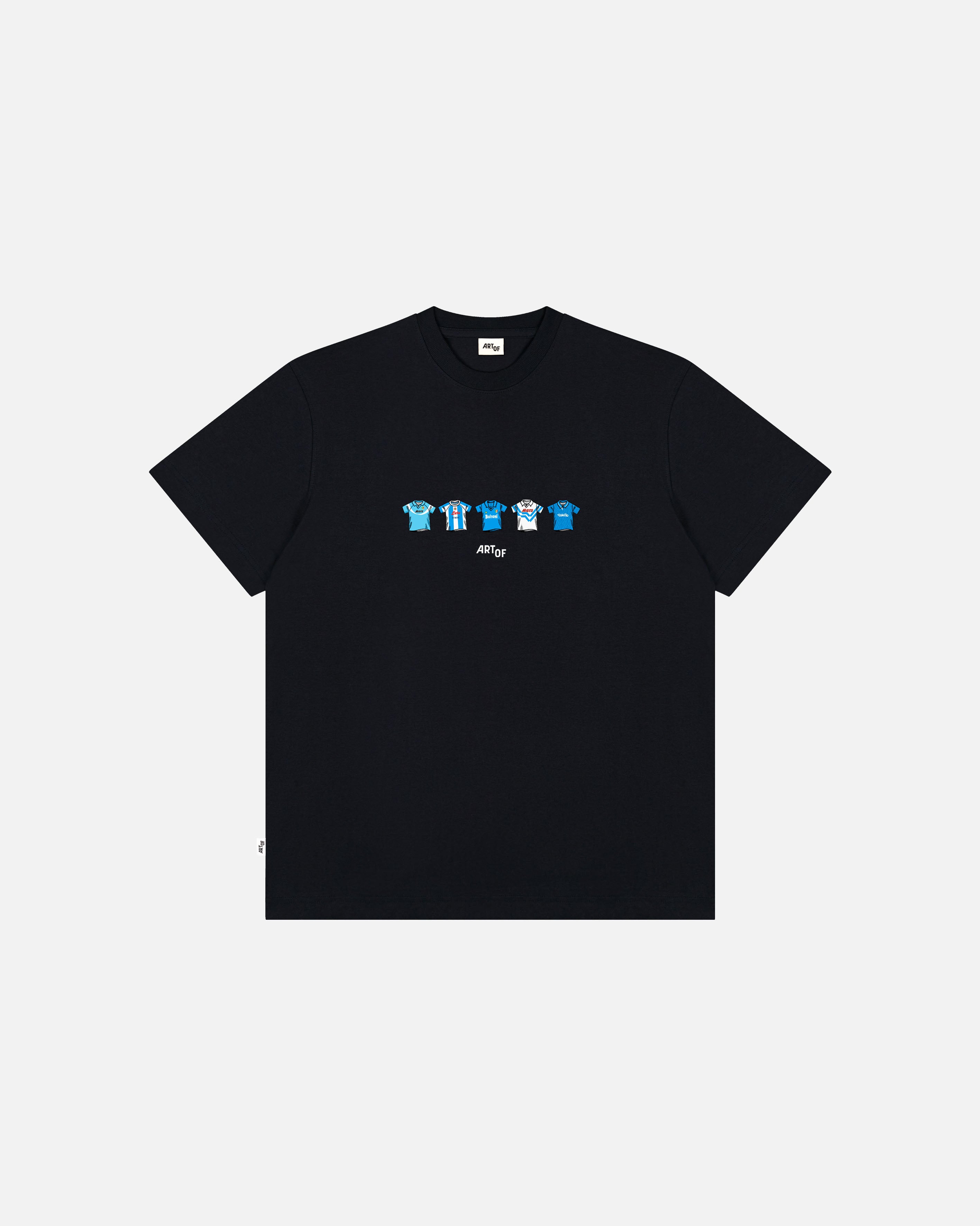 ART OF Napoli Classics Tee | Black Graphic Italian Football T-shirt