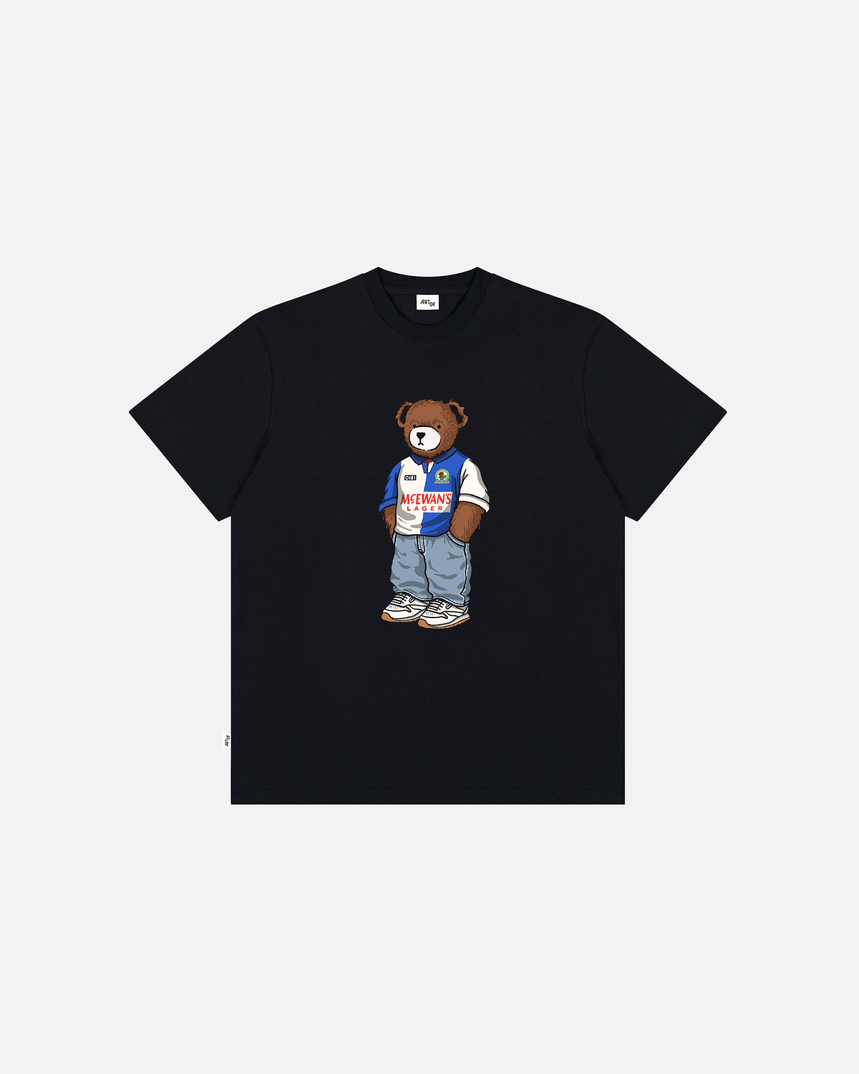 ART OF x Blackburn Home Pickles | BRFC Black Graphic Football T-shirt