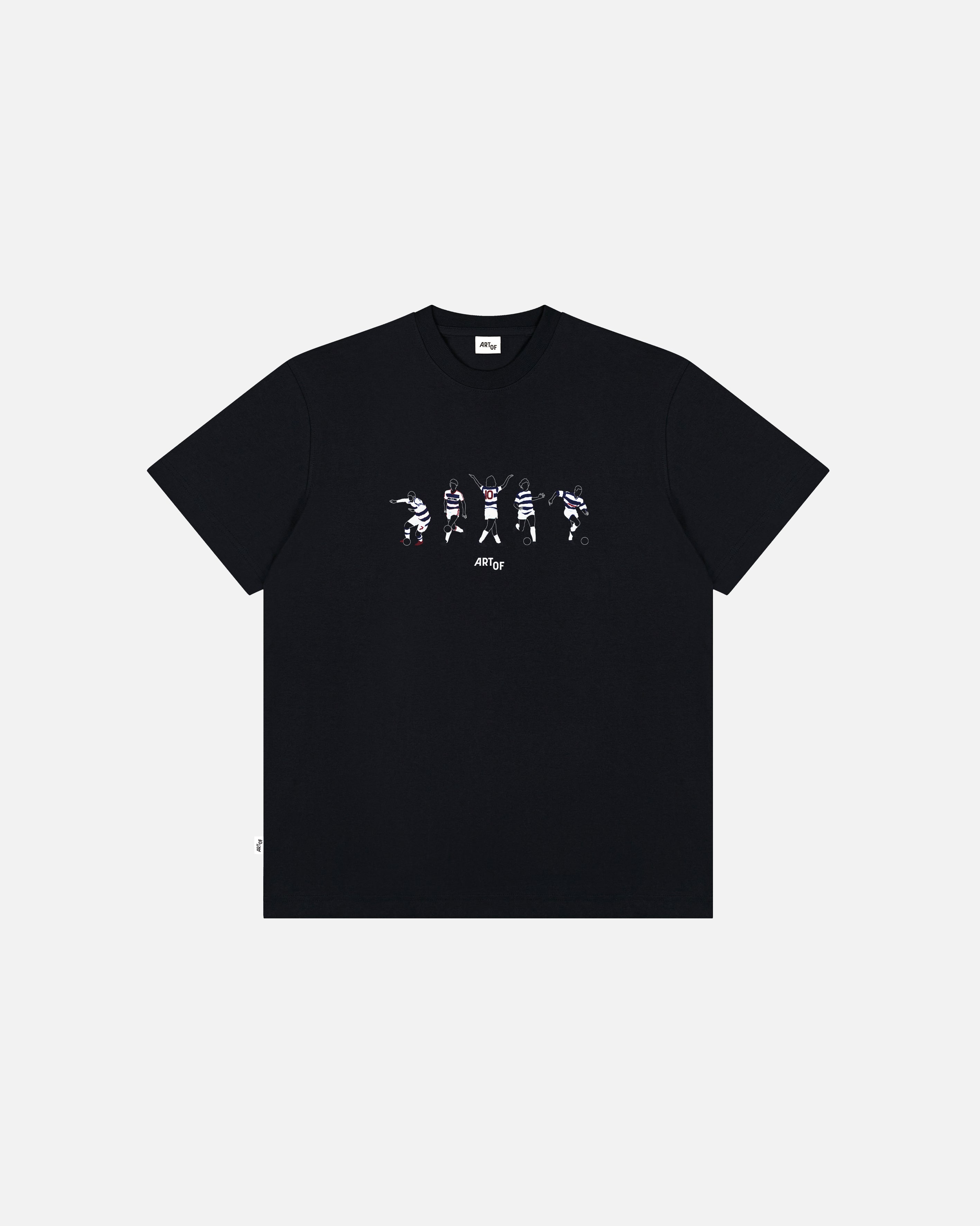 ART OF x QPR Icons Tee | Black Graphic Football T-shirt