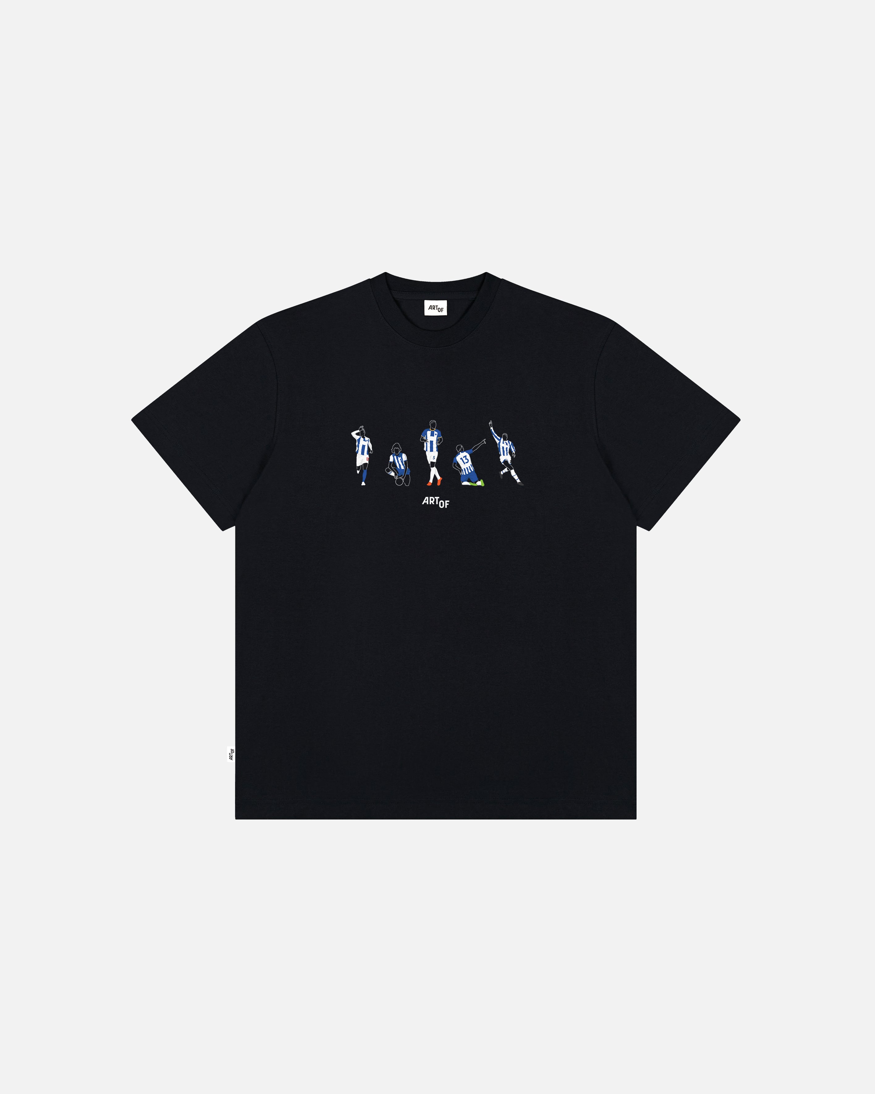 ART OF x Brighton Icons Tee | BHAFC Black Graphic Football  T-shirt
