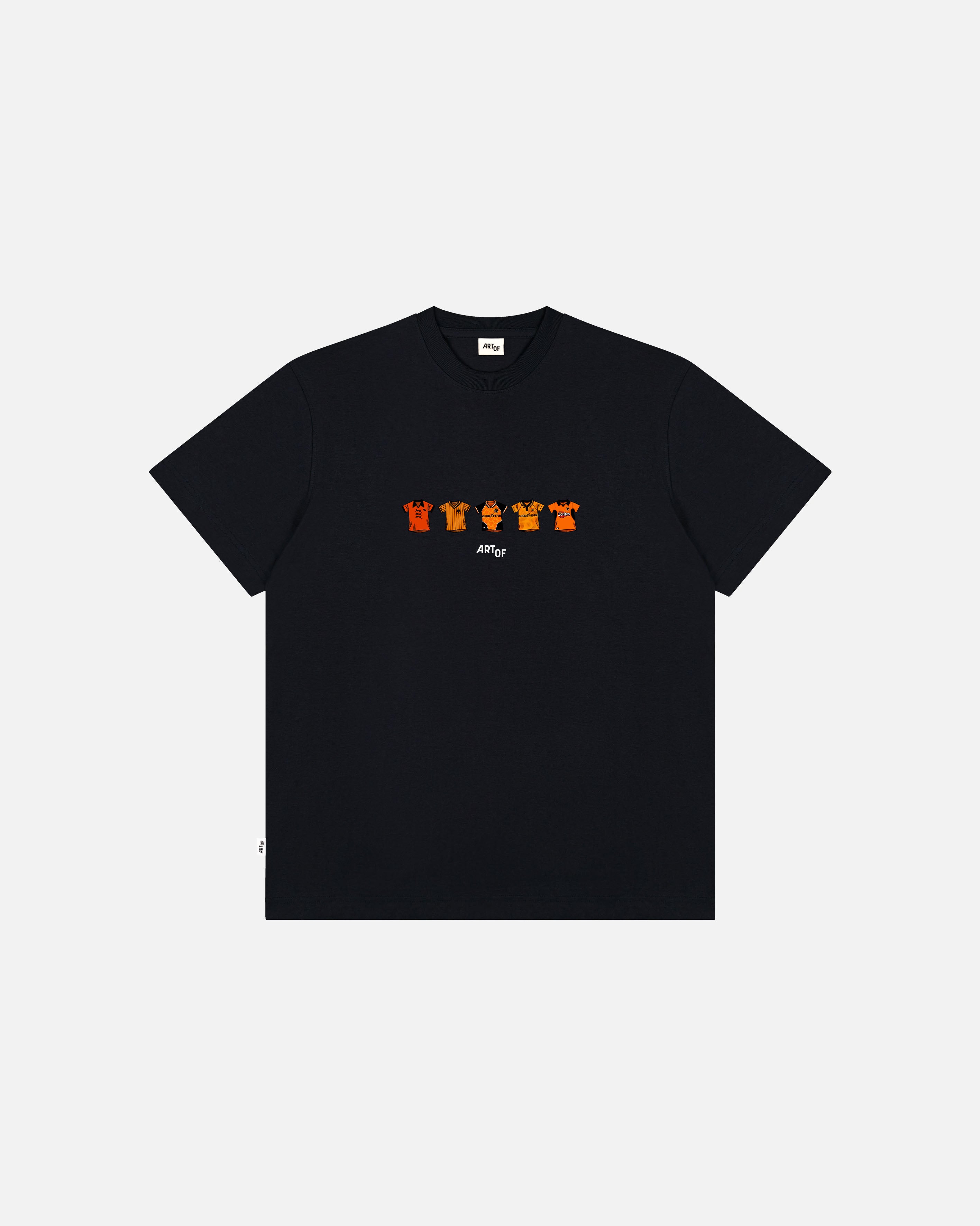 ART OF x Wolves Classics Tee | WWFC Black Graphic Football T-shirt
