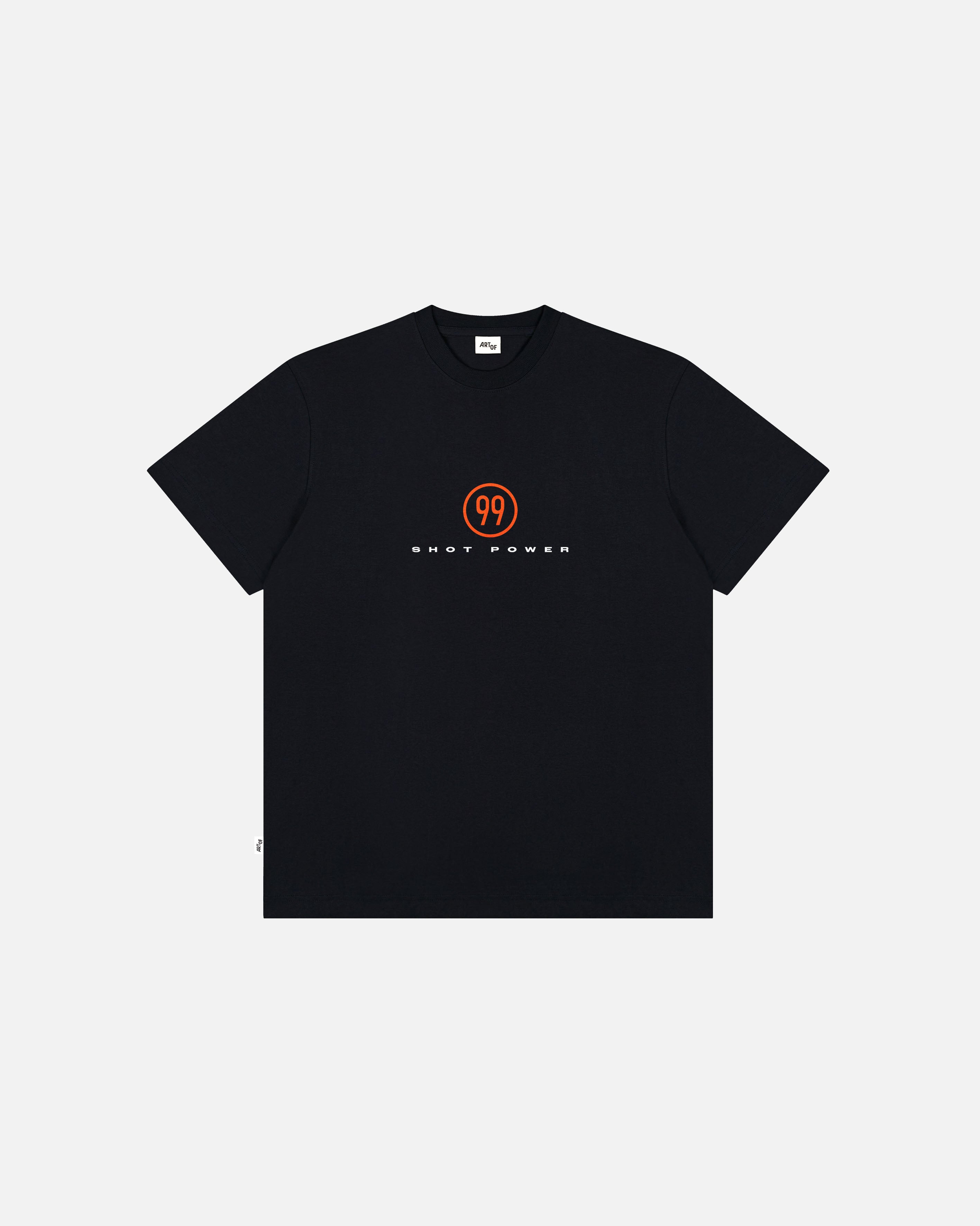 ART OF Inter Shot Power 99 Tee | Black Graphic Football T-shirt