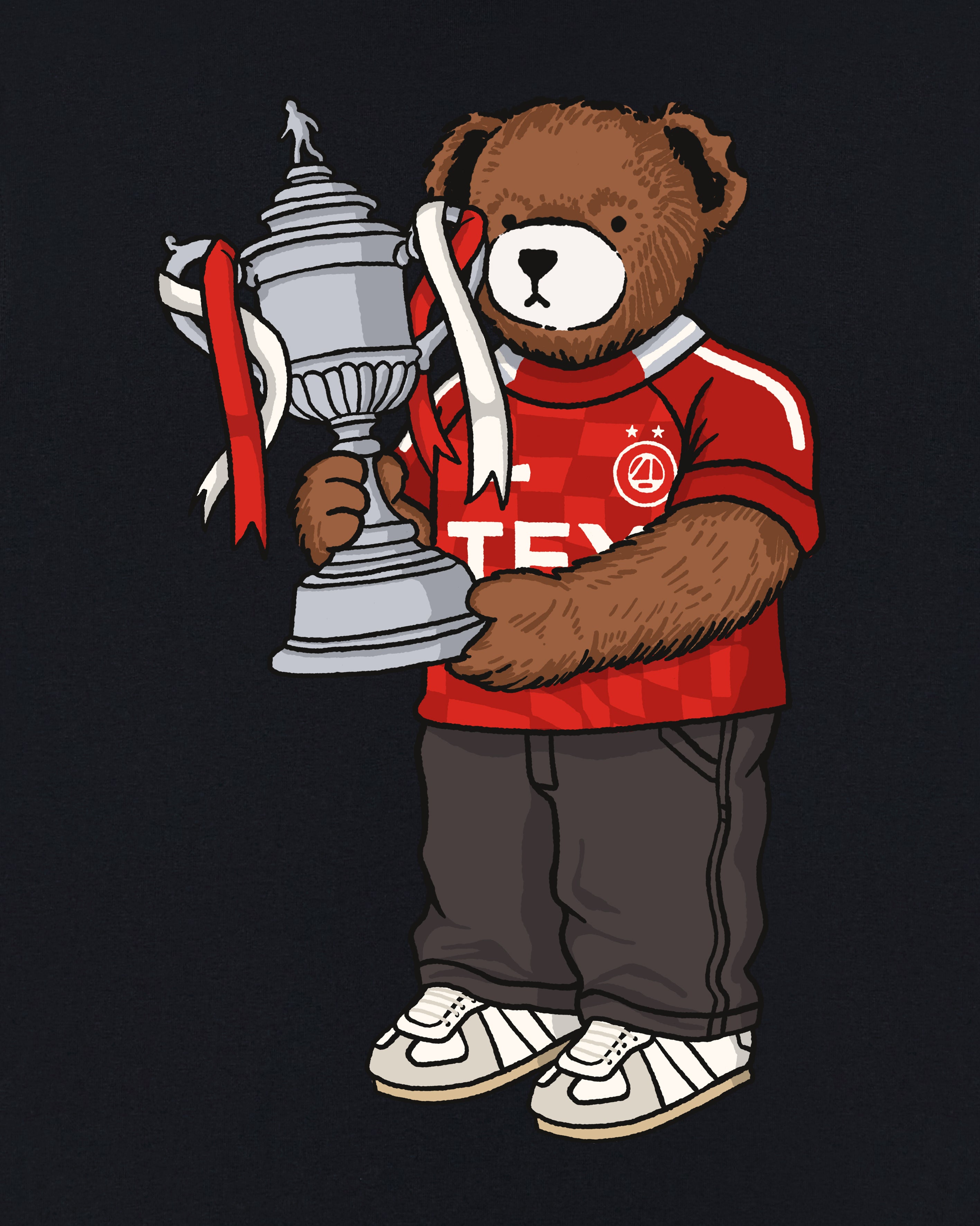 ART OF The Dons Cup Winners Pickles Tee | Black Football T-shirt