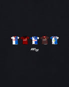 ART OF Blackburn Rovers Classics Tee | BRFC Black Football T-shirt