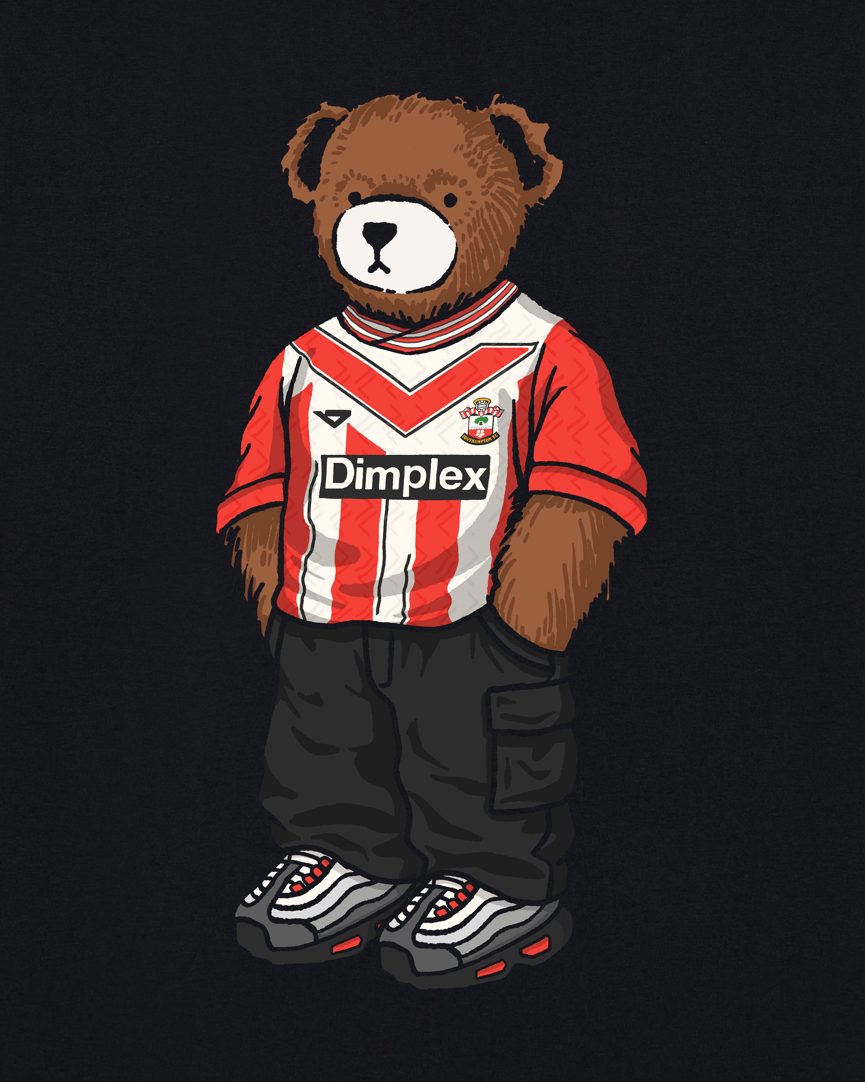 ART OF x Southampton Home Pickles | AFC Black Graphic Football T-shirt