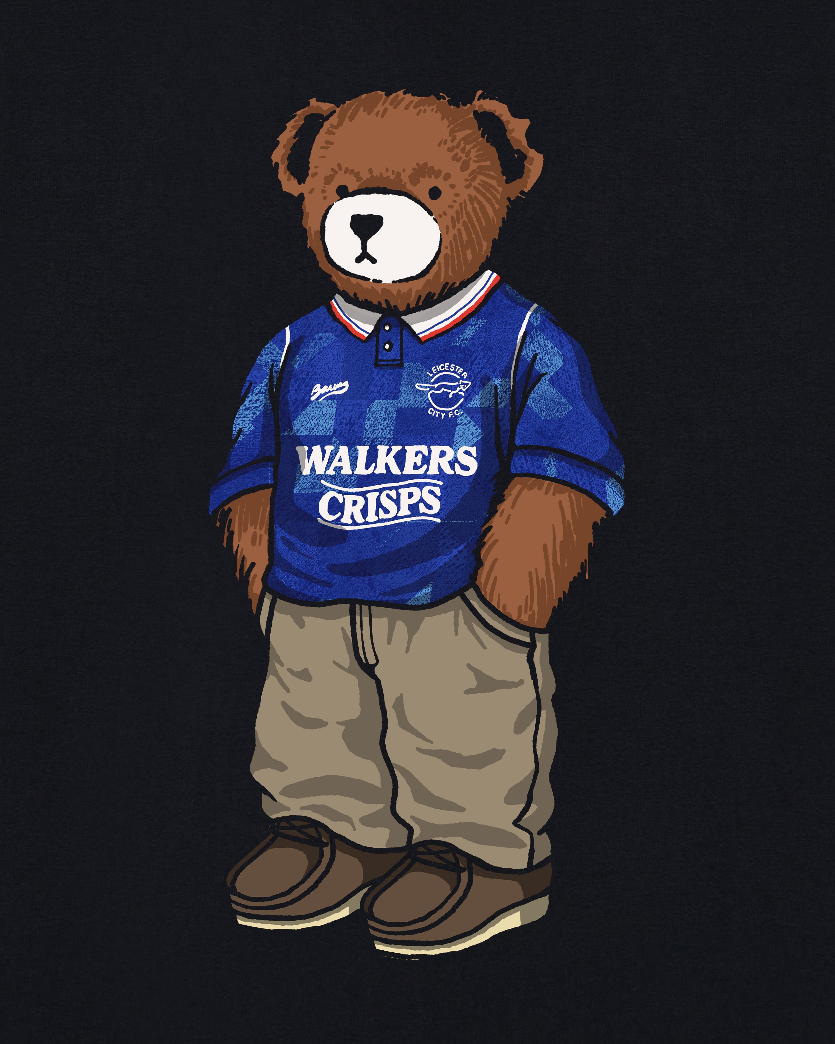 ART OF x Leicester Home Pickles Tee | LCFC Black Football T-shirt