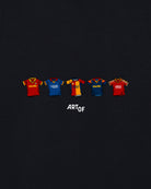 ART OF Roma Classics Tee | Black Graphic Italian Football T-shirt