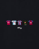 ART OF AVFC Printed Classics Tee | Black Graphic Football T-shirt