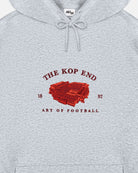 ART OF LFC Stadium Hoodie | Grey Embroidered Football Sweat