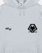 ART OF x Wolves Heritage Hoodie | WWFC Grey Printed Football Sweat
