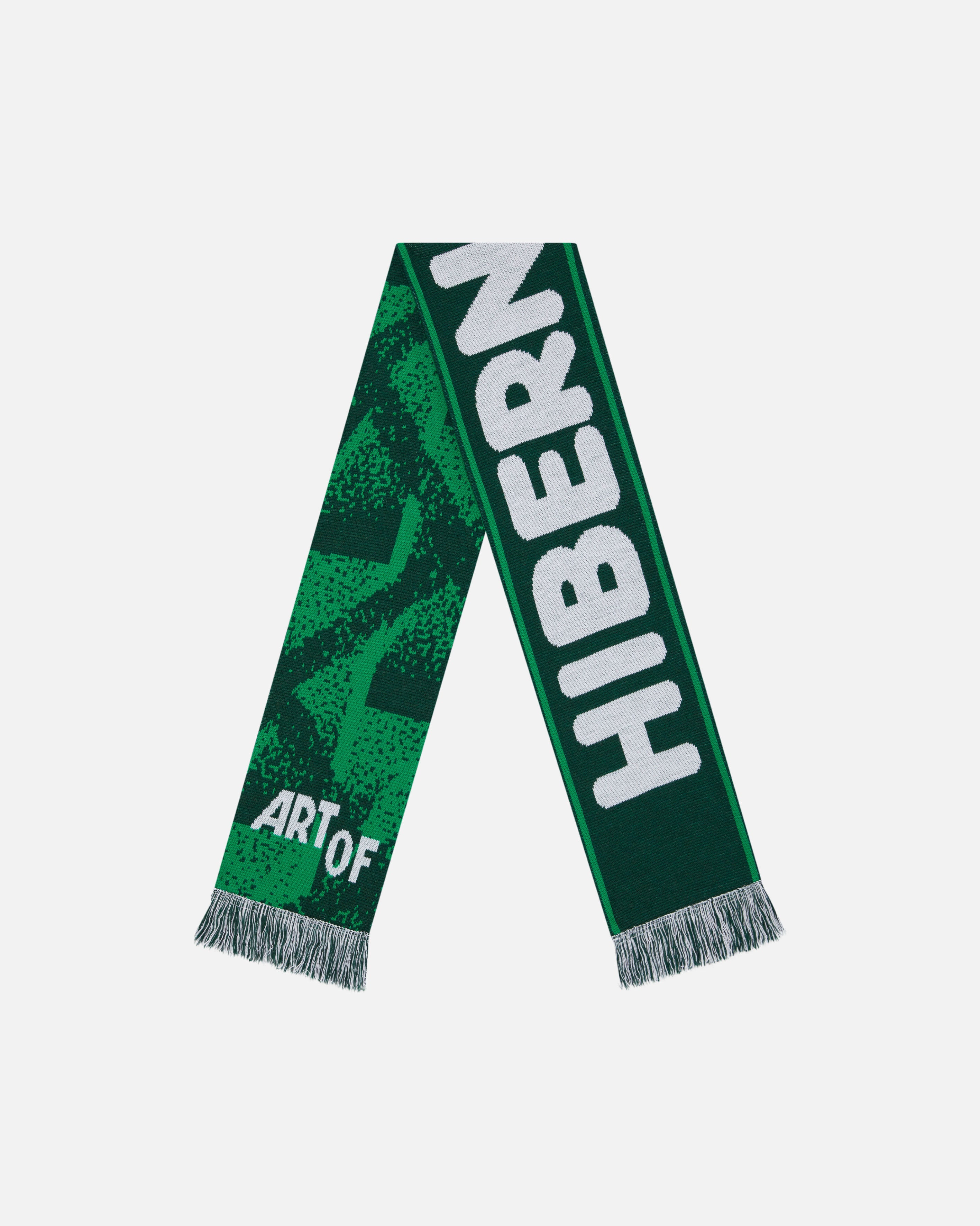 ART OF Football x Hibernian Heritage Scarf | AOF Knitted Accessories