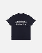 ART OF x Everton Goodison Park Tee | EFC Navy Graphic Football T-shirt