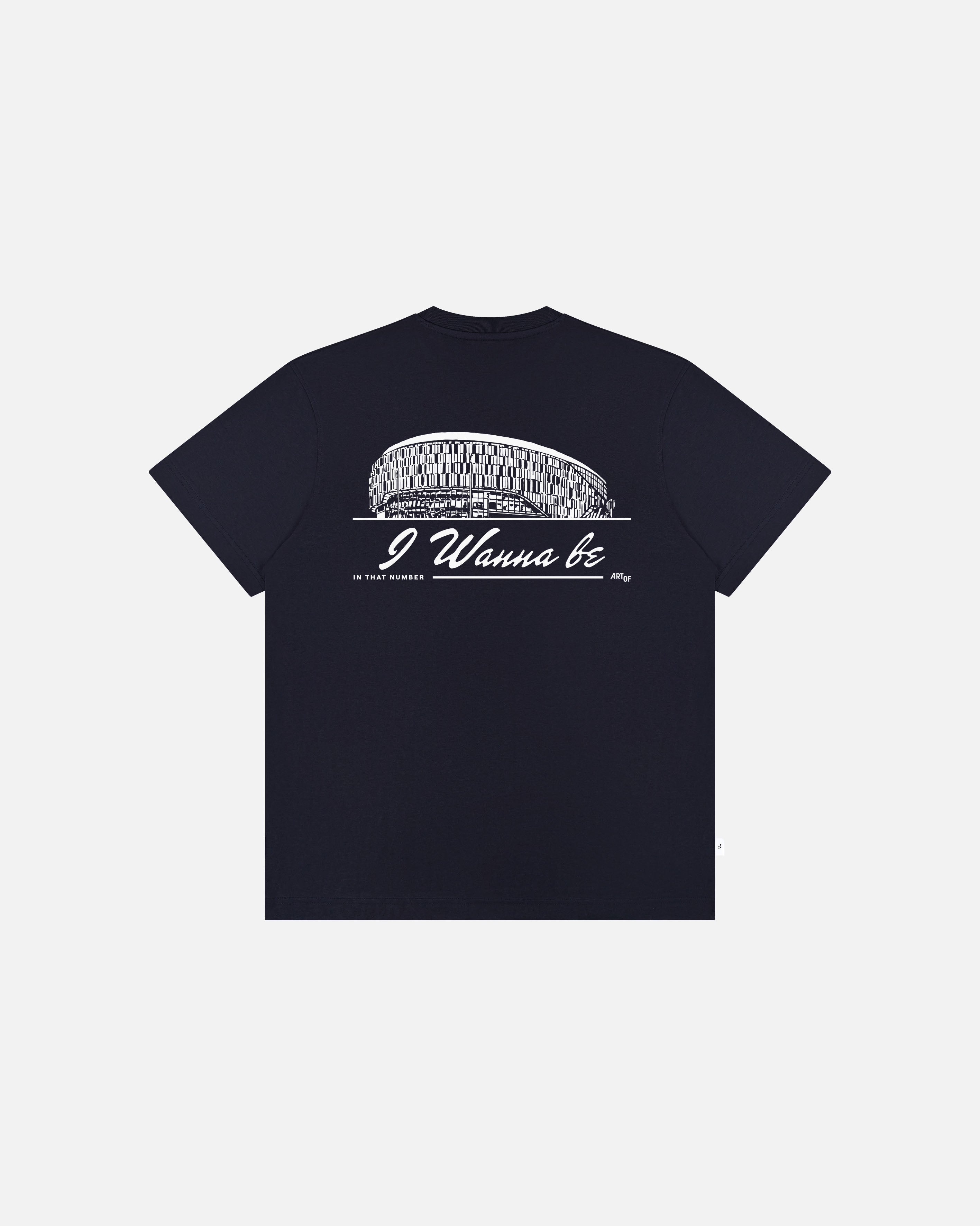 ART OF Spurs I Wanna Be Stadium | THFC Navy Graphic Football T-shirt