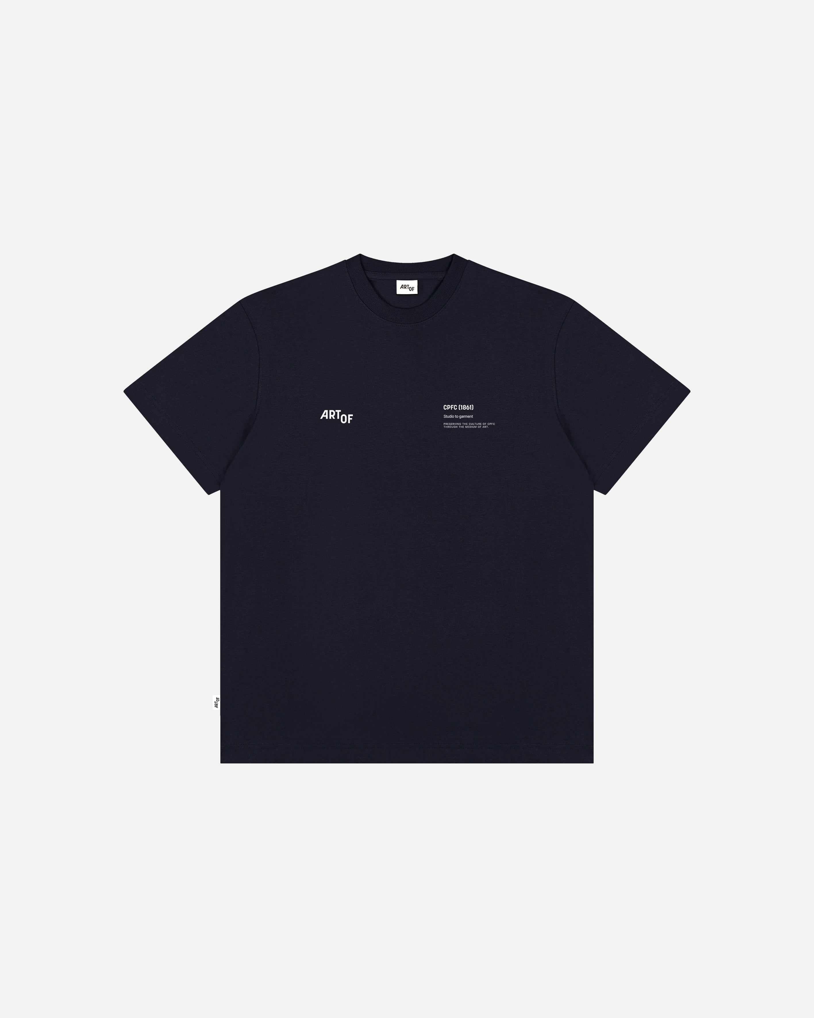 ART OF x Crystal Palace Gallery Tee | Navy Graphic Football T-shirt
