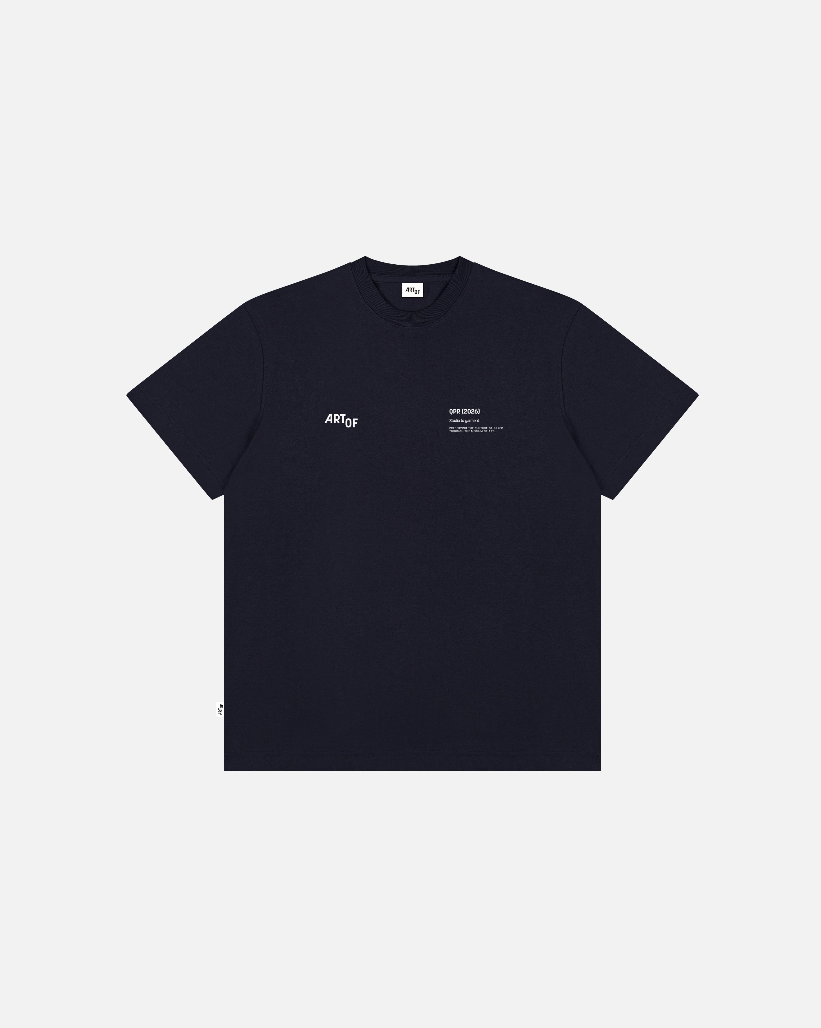 ART OF x QPR Gallery Tee | Navy Graphic Football T-shirt