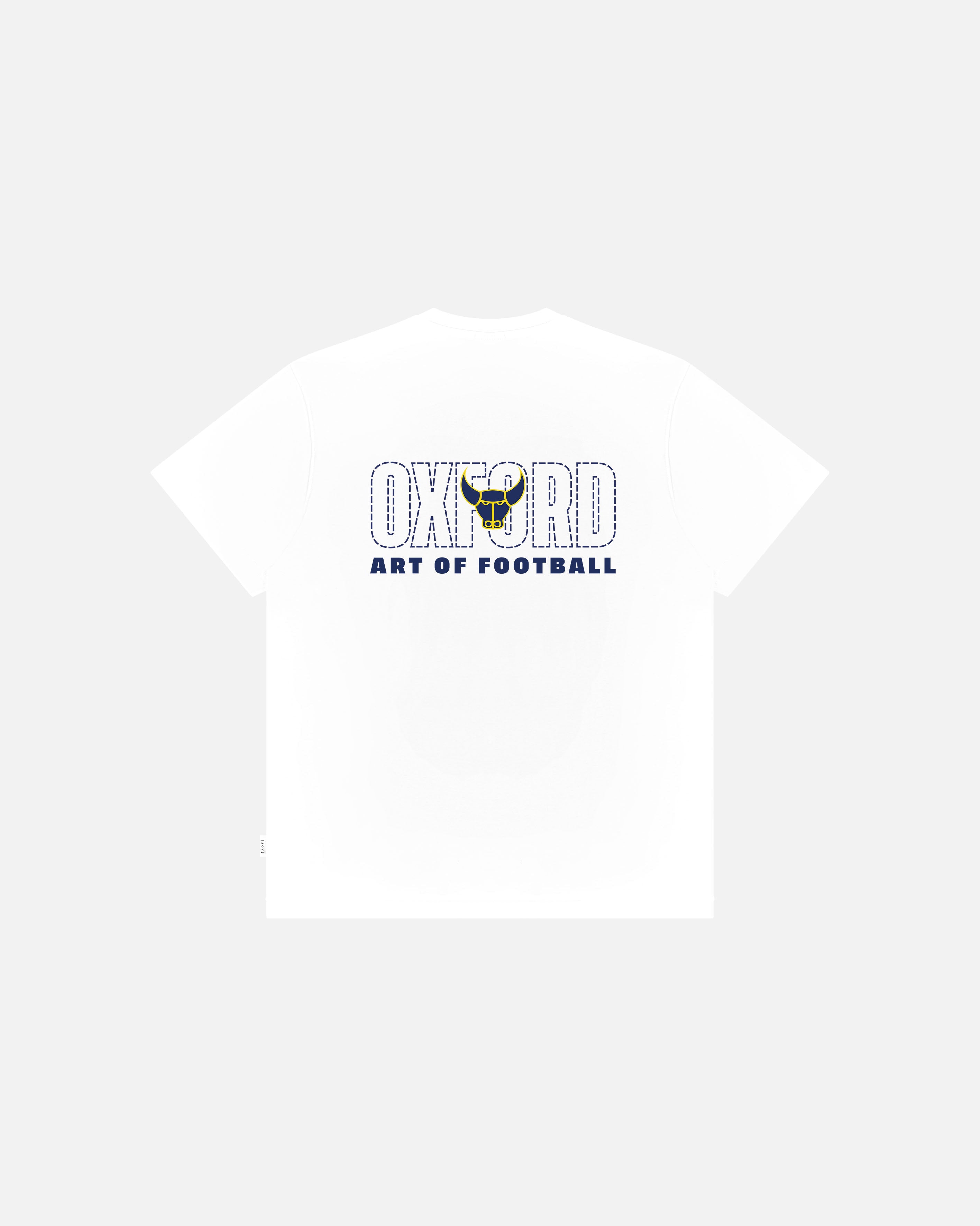 ART OF x Oxford 90s Tee | OUFC White Graphic Football T-shirt