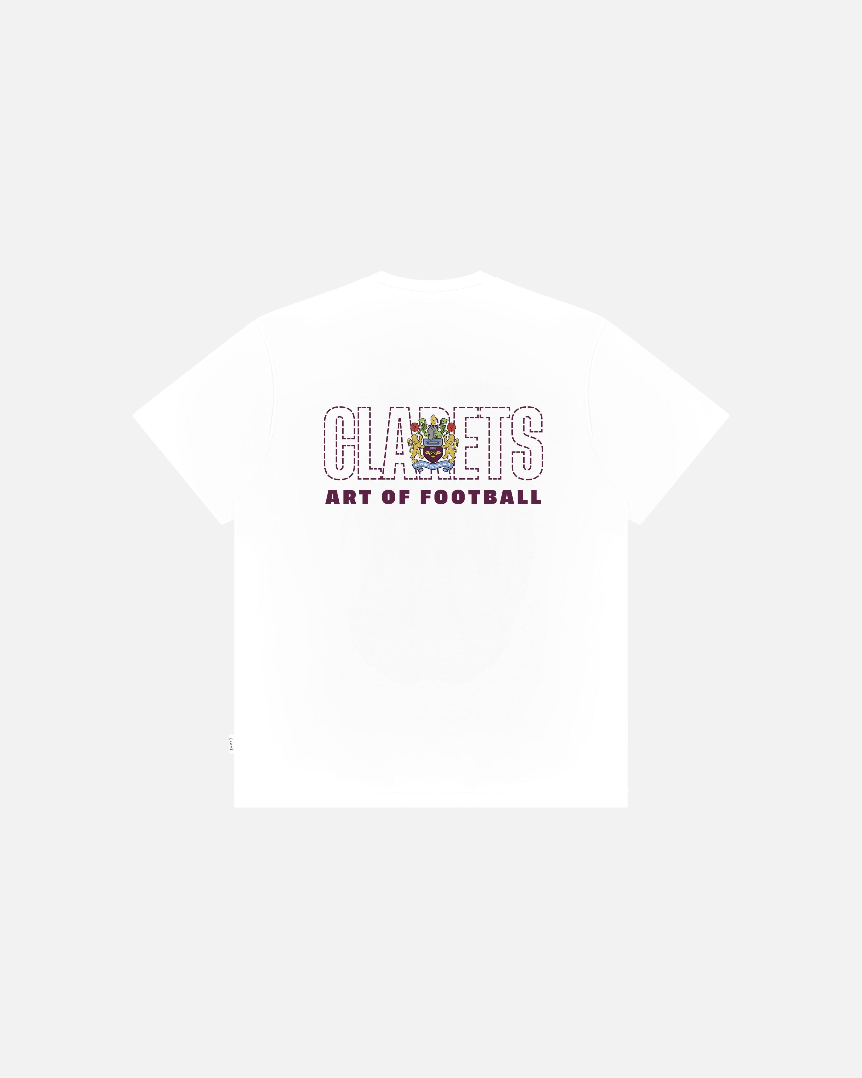 ART OF x Burnley 90s Tee | BFC White Graphic Football T-shirt