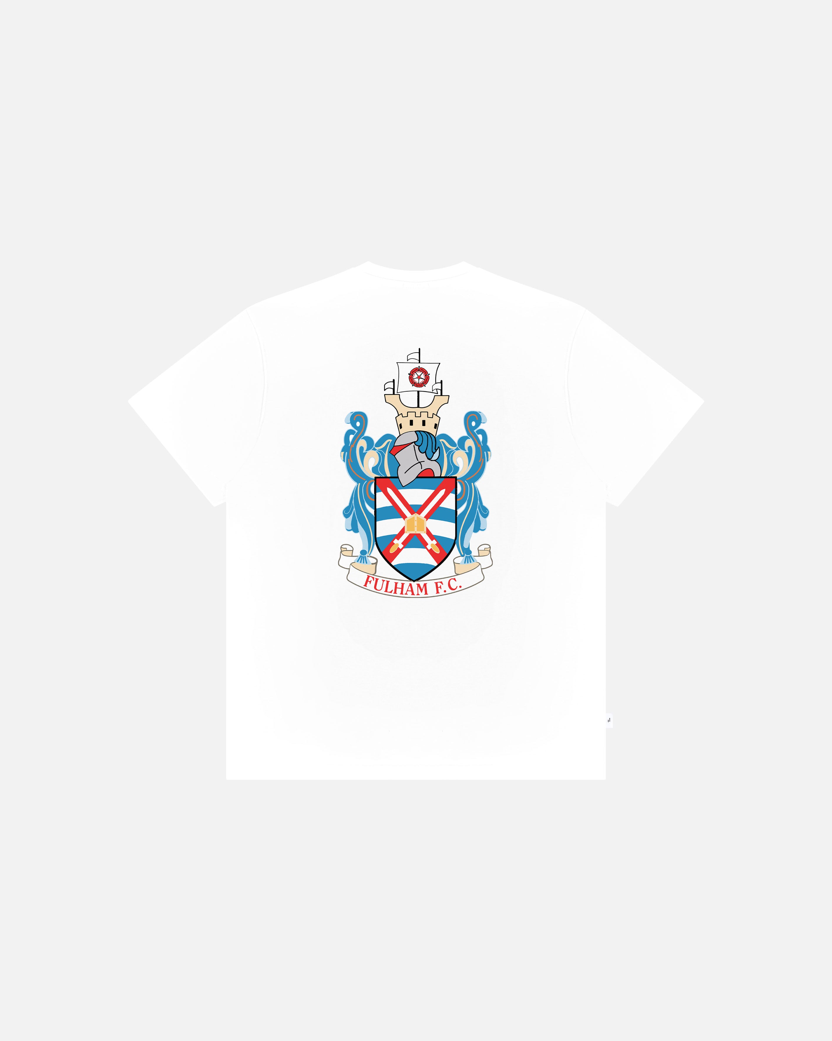 ART OF x Fulham 90s Crest Tee | FFC White Graphic Football T-shirt
